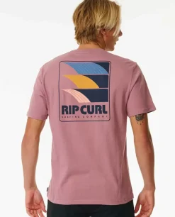T-shirt De Manga Curta Line-up Surf Revival