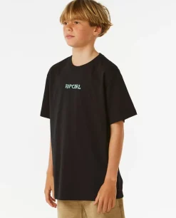 T-shirt De Manga Curta Lost Islands Art Rapaz