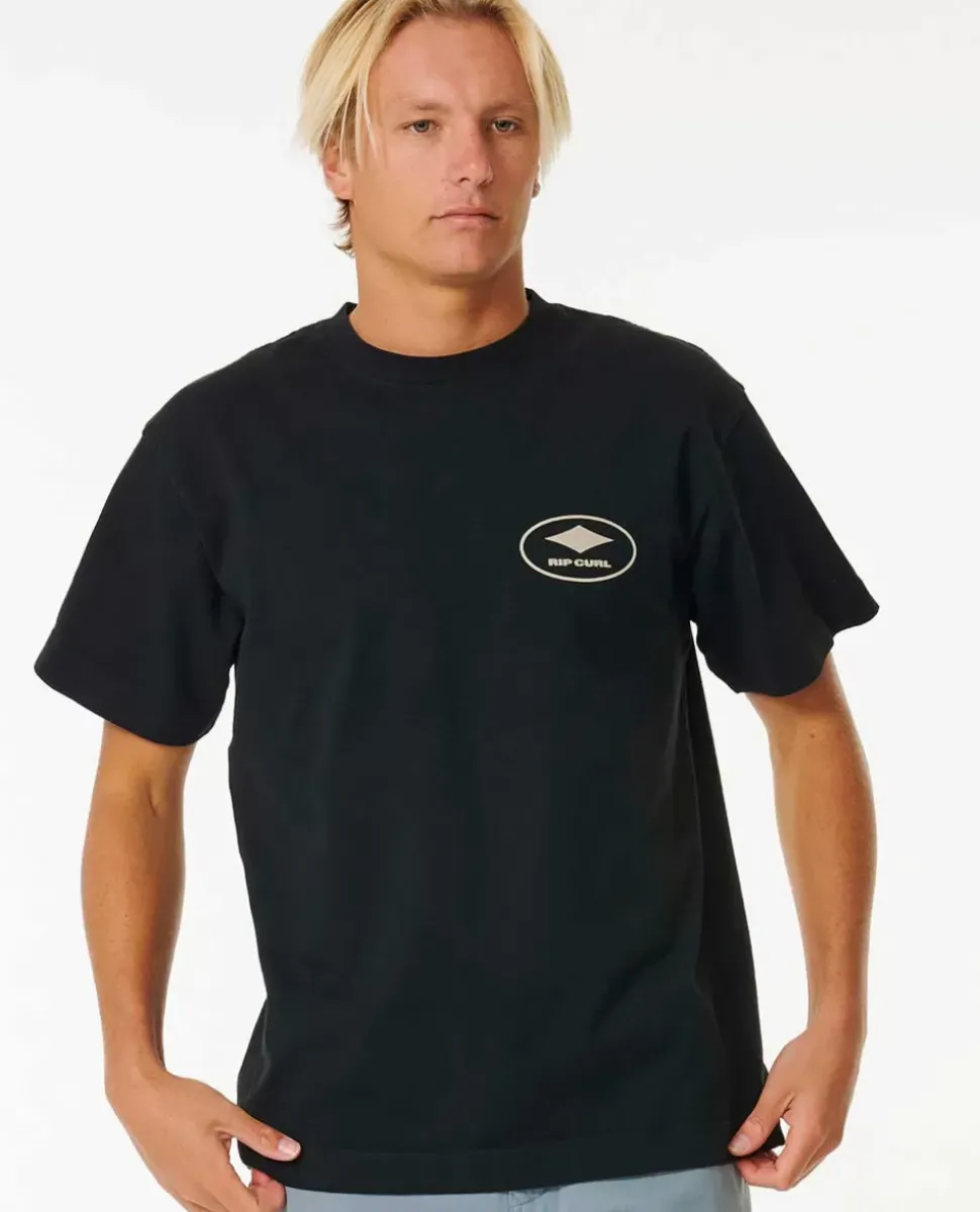 T-shirt De Manga Curta Oval Quality Surf Products