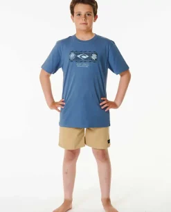 T-shirt De Manga Curta Pure Surf Sun Para Rapaz