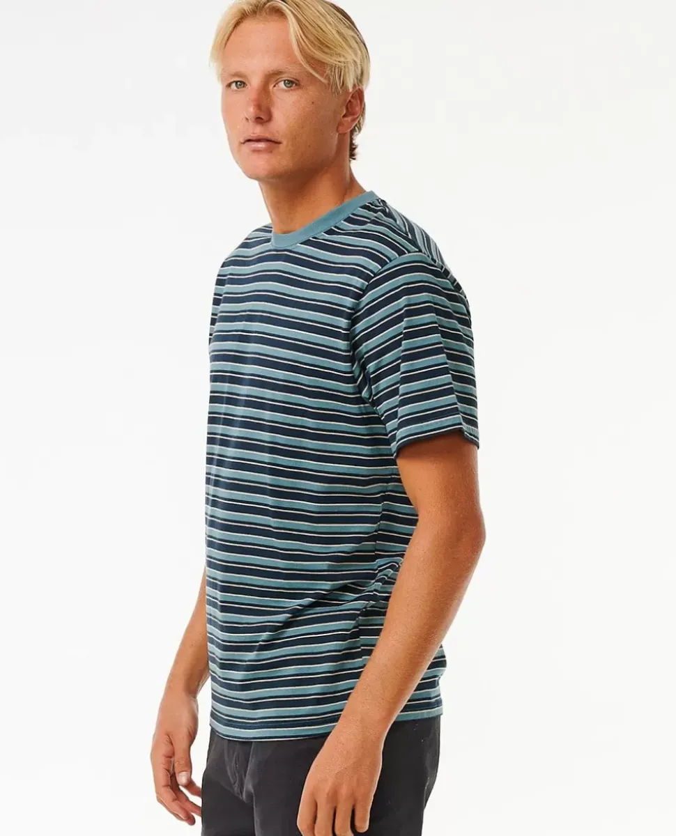 T-shirt De Manga Curta Salt Water Culture Flower Lines