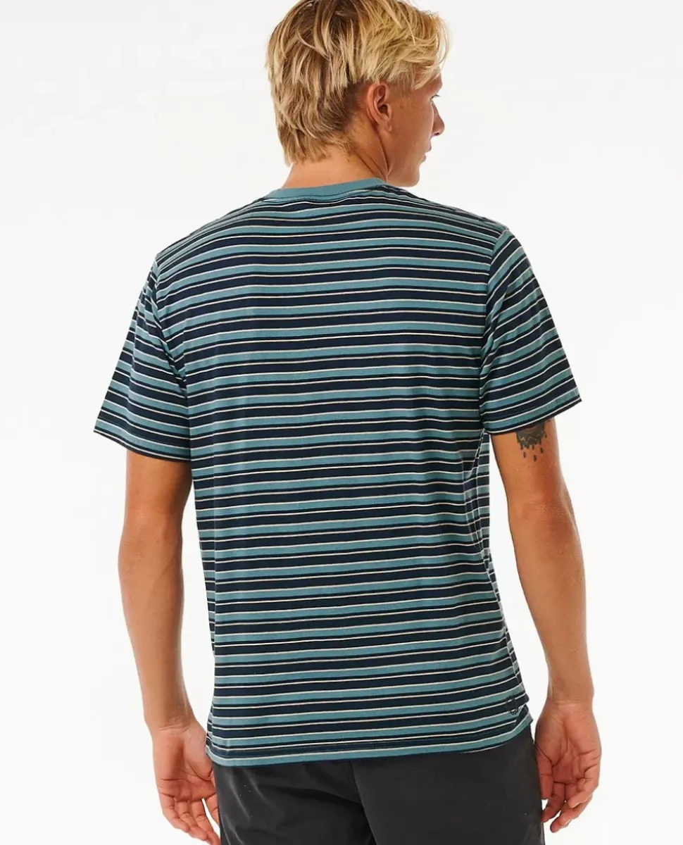 T-shirt De Manga Curta Salt Water Culture Flower Lines