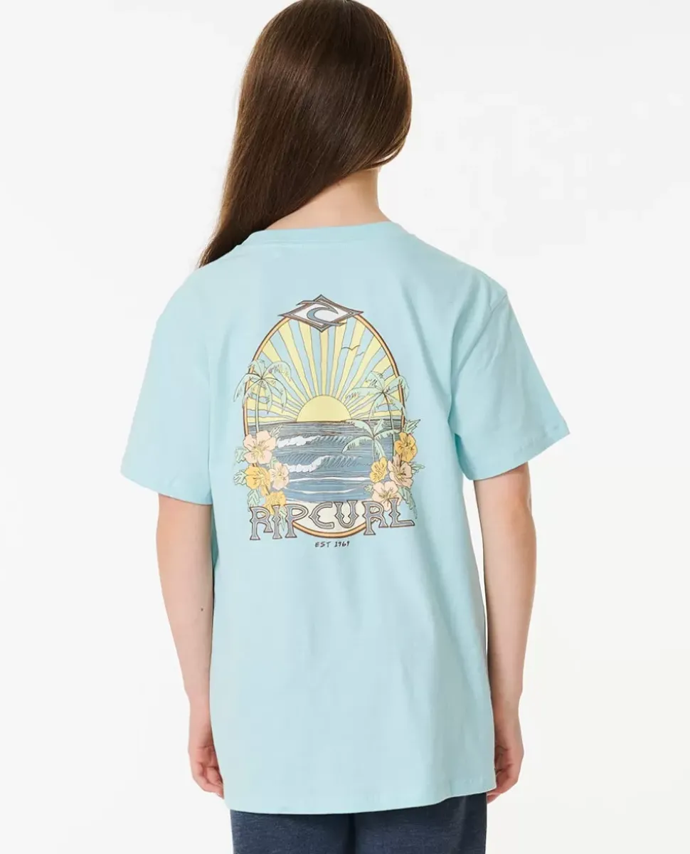 T-shirt De Manga Curta Shore Break Para Rapariga