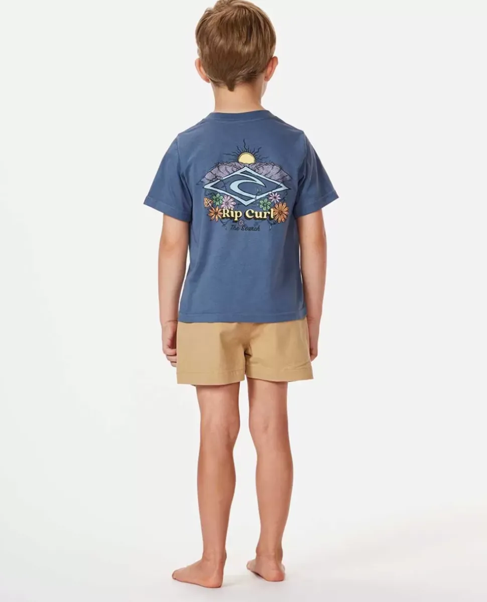 T-shirt De Manga Curta Shred Town Barrel Para Rapaz