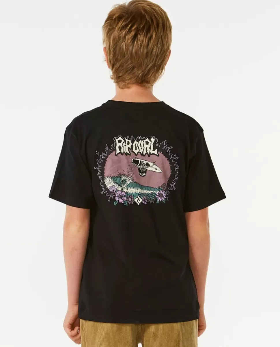 T-shirt De Manga Curta Skull Slob Boy