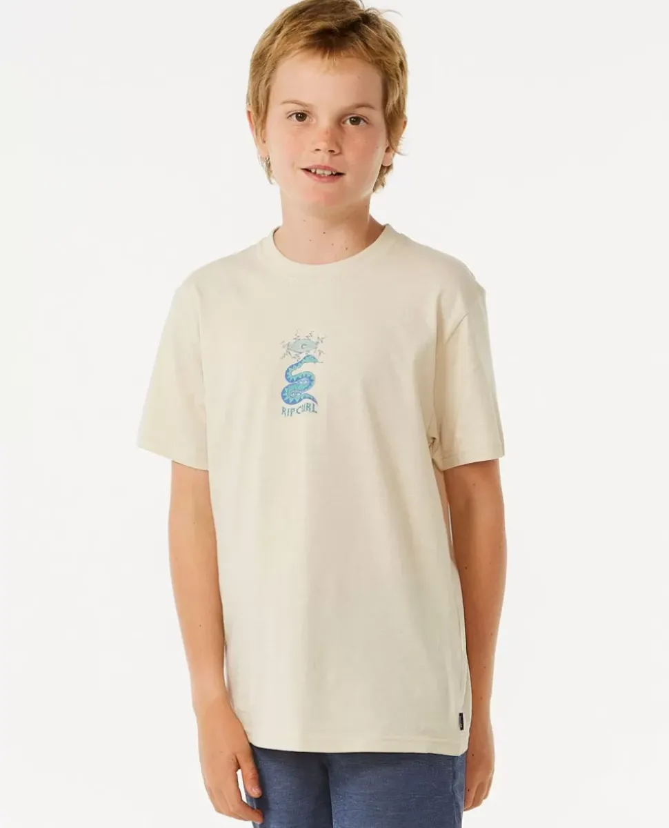 T-shirt De Manga Curta Snake Das Ilhas Perdidas Rapaz