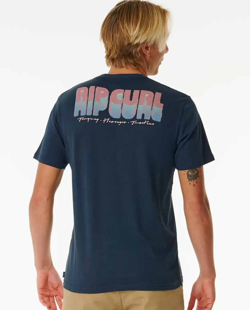 T-shirt De Manga Curta Surf Revival Repeater