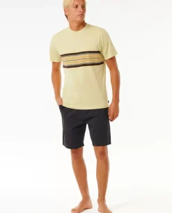 T-shirt De Manga Curta Surf Revival Stripe