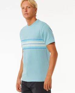 T-shirt De Manga Curta Surf Revival Stripe