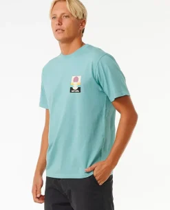 T-shirt De Manga Curta Surf Revivial Peaking