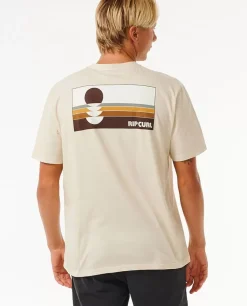 T-shirt De Manga Curta Surf Revivial Peaking