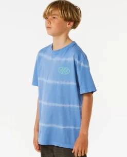 T-shirt De Manga Curta Tie Dye Lost Islands Rapaz