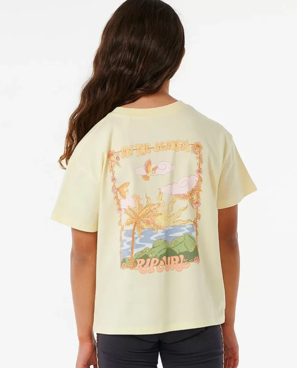 T-shirt De Manga Curta Tropic Search Menina