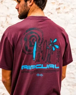 T-shirt De Manga Curta Vaporcool Journeys Trip