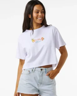T-shirt Island Crop