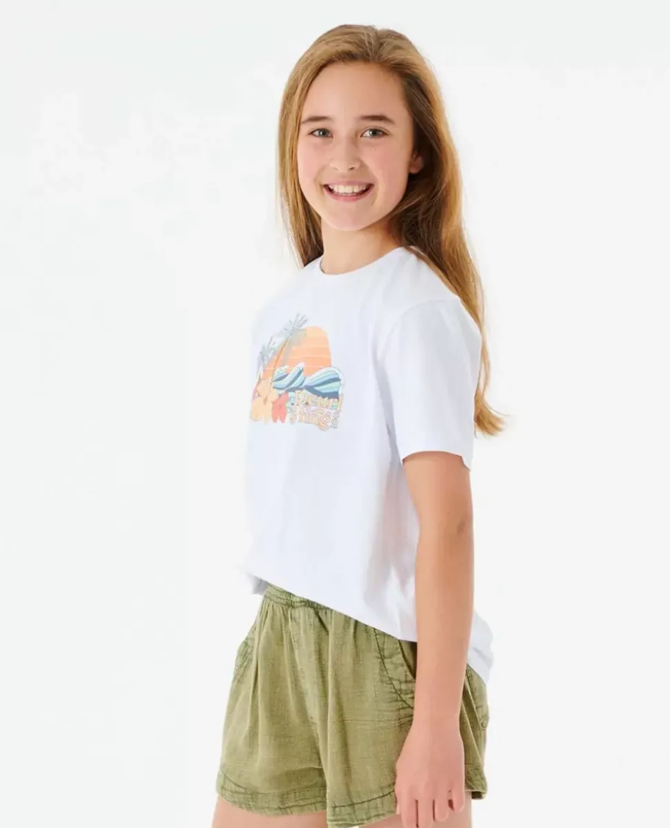 T-shirt Low Tide Para Rapariga