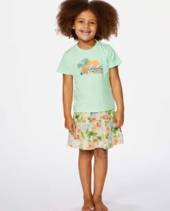 T-shirt Mini Low Tide Padrão Para Rapariga