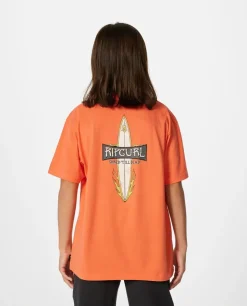 T-shirt Surfboard Shred De Manga Curta Para Rapaz