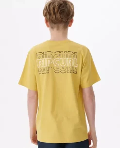 T-shirt Surf Revival Com Logótipo Para Rapaz