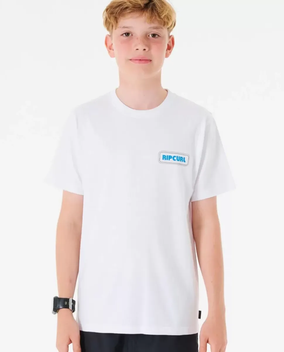 T-shirt Surf Revivial Sunset Para Rapaz