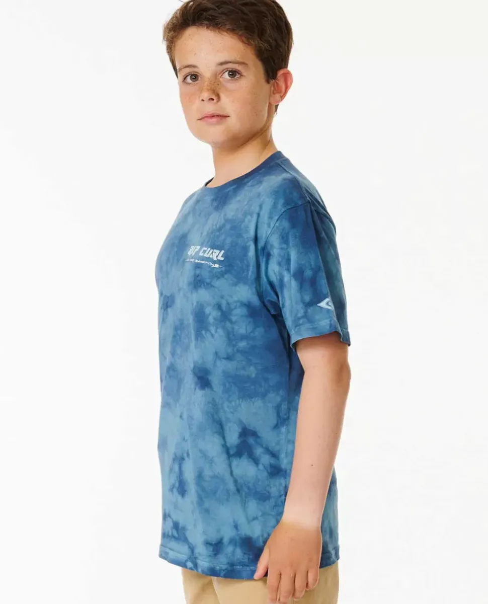 T-shirt Tingida De Manga Curta Pure Surf Para Rapaz
