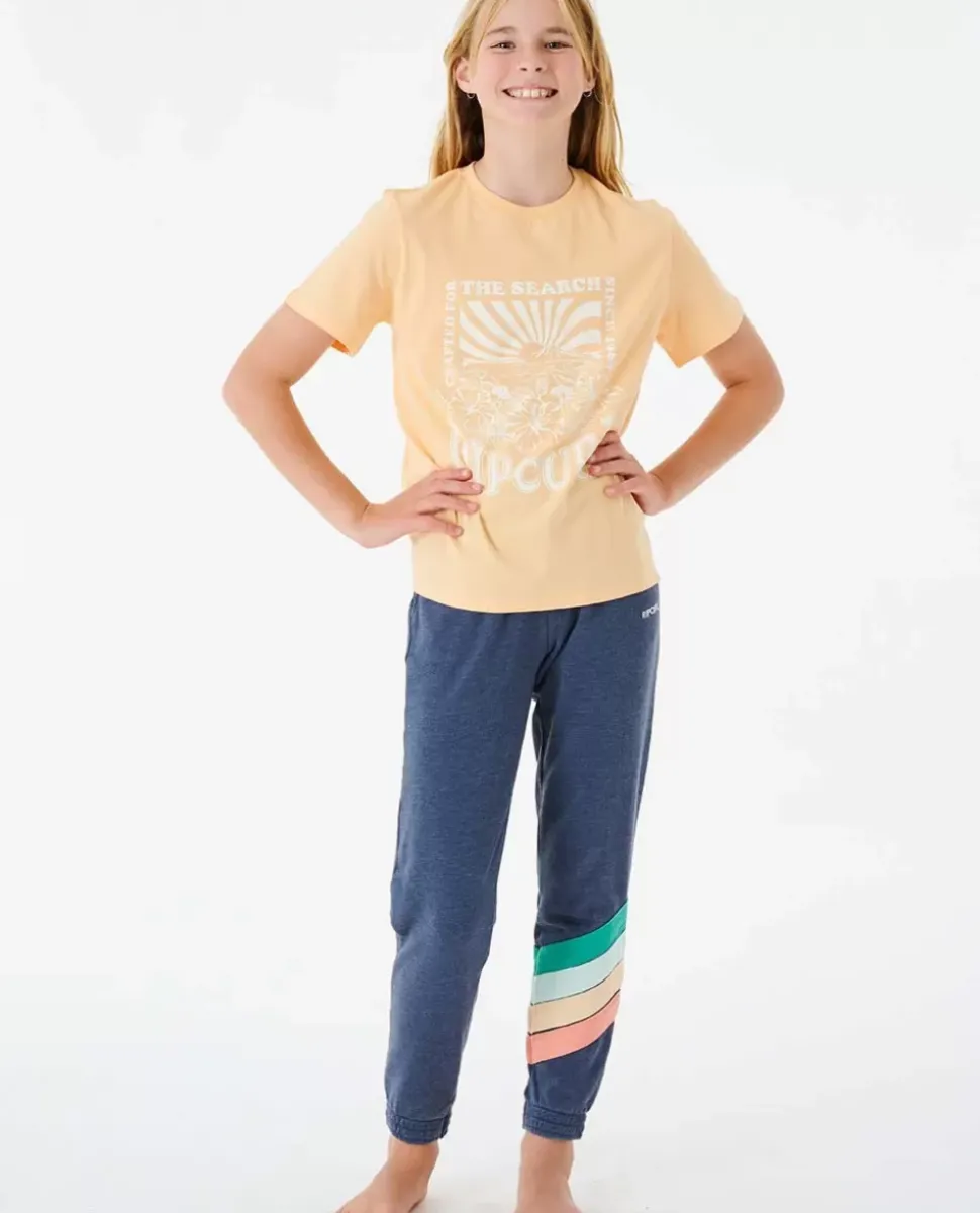 T-shirt Tropical Sunset Para Rapariga
