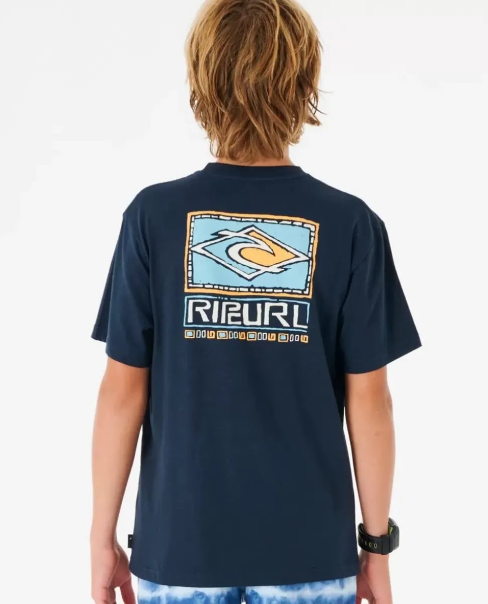 T-shirt Tube Heads Com Logótipo Para Rapaz