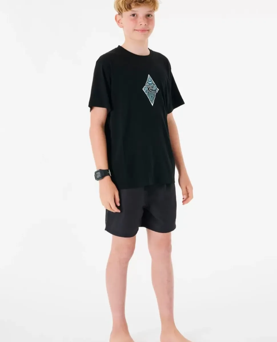T-shirt Tube Heads Vert Para Rapaz