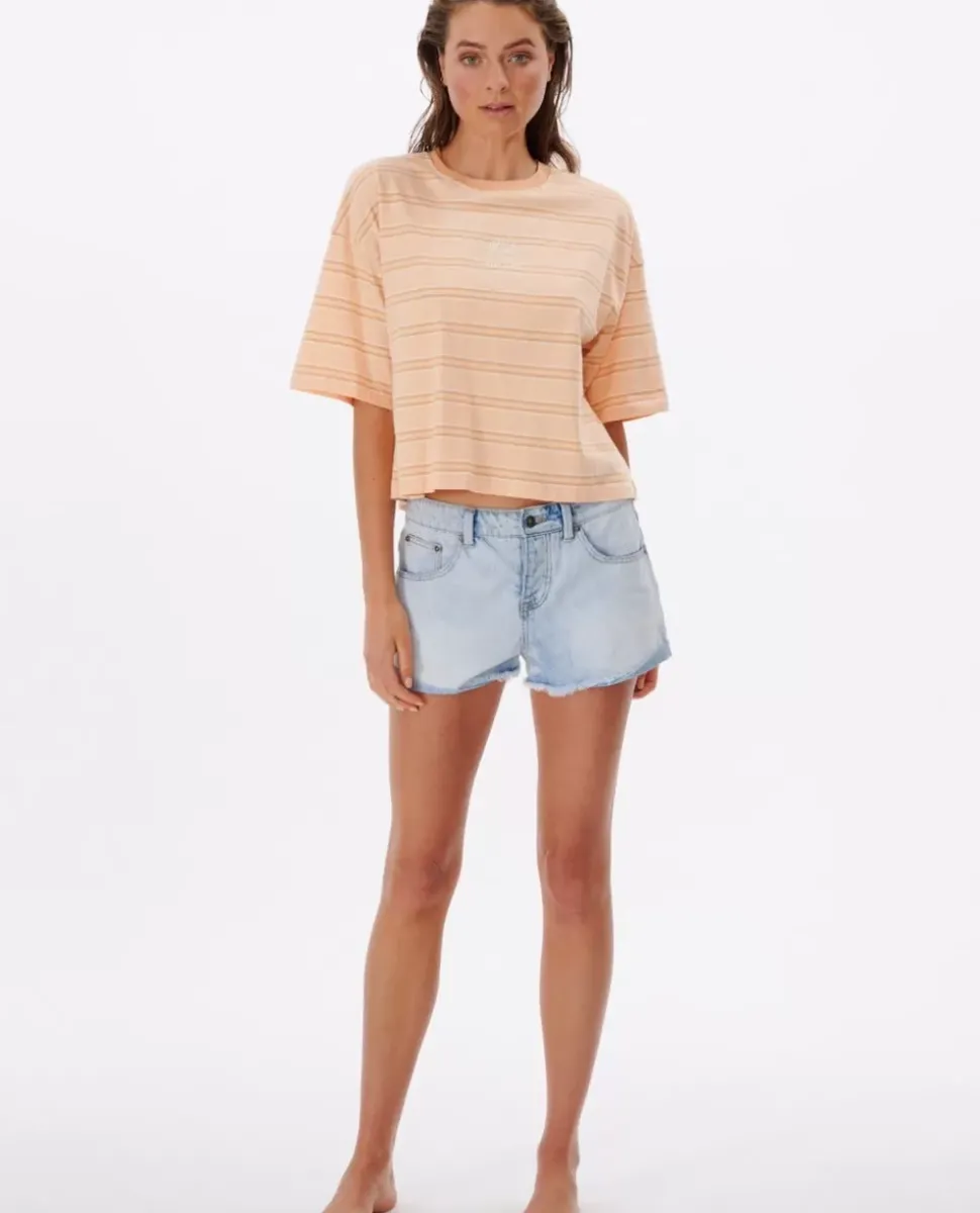 T-shirt Waves Heritage Crop